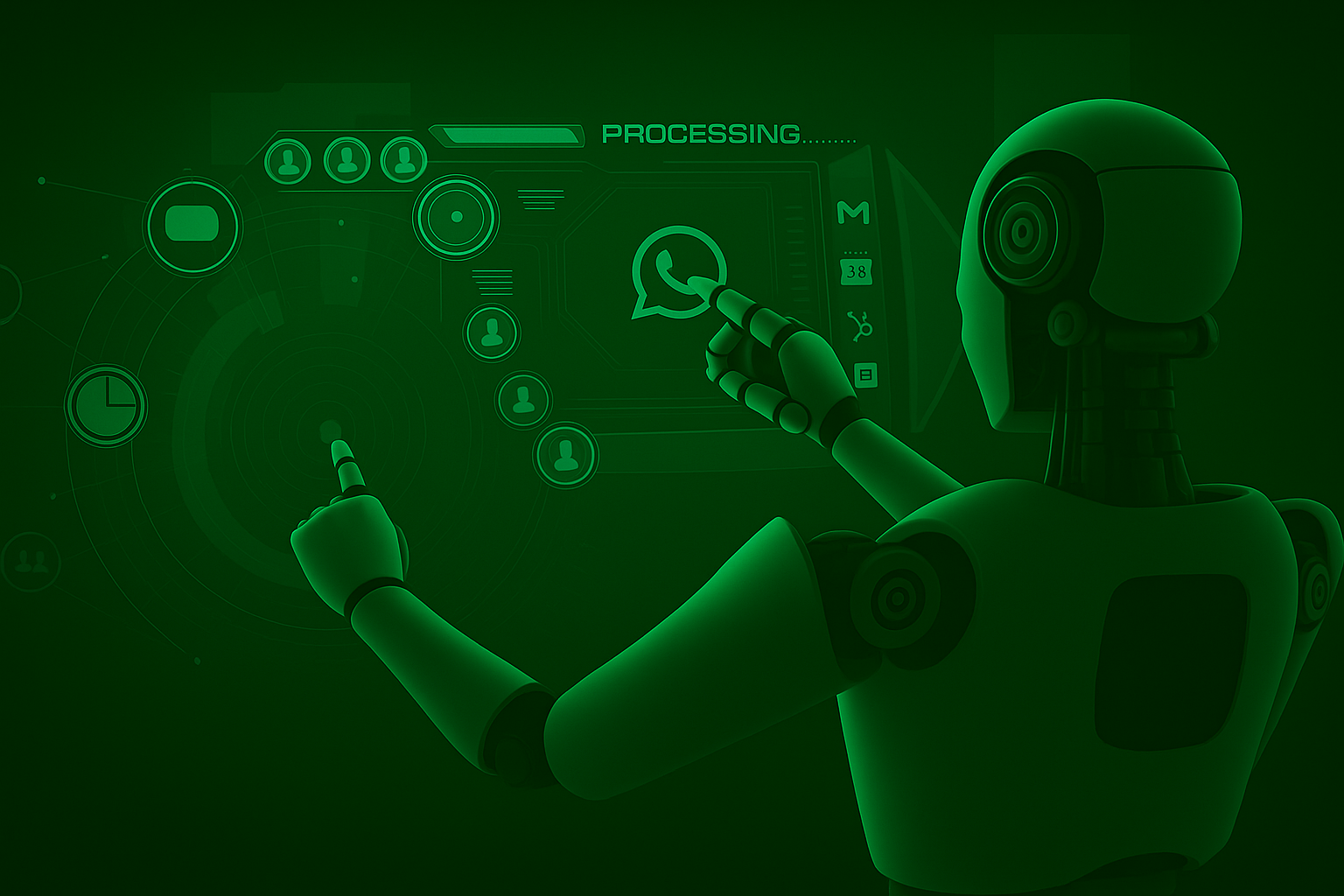 AI Agent Processing Interface